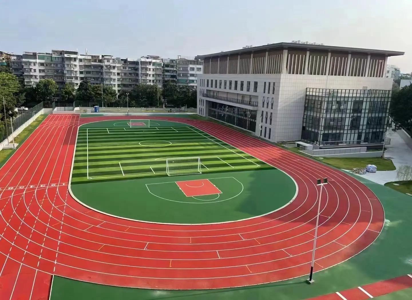 牡丹江市橡胶跑道塑胶篮球场 - 厂家